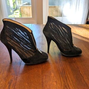 Michael Kors Mesh Booties with Zipper